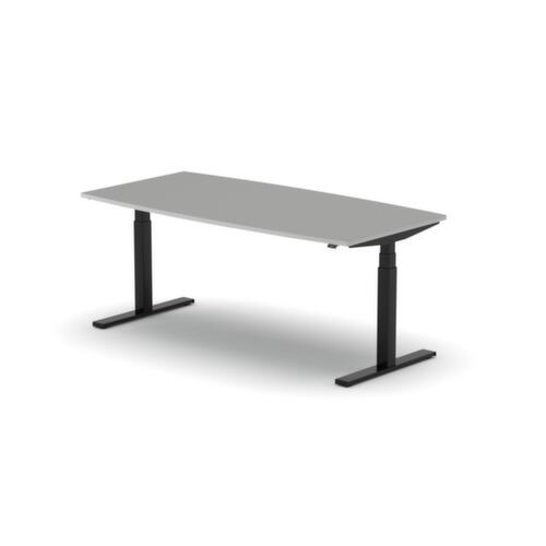 Nowy Styl Table de conférence hauteur réglable électriquement eModel 3.0, largeur x profondeur 1800 x 800 mm, panneau MP Platinum