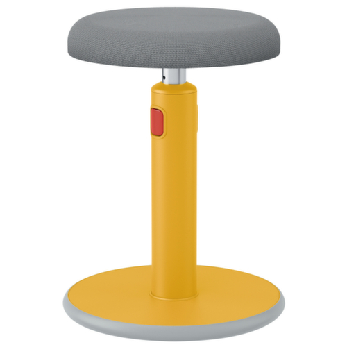 Leitz tabouret assis-debout Ergo Cosy Aktiv, assise gris, partie inférieure du pied antidérapante  L