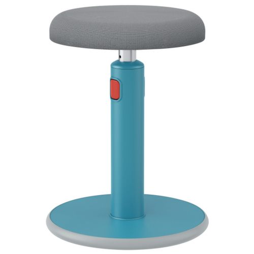 Leitz tabouret assis-debout Ergo Cosy Aktiv, assise gris, partie inférieure du pied antidérapante  L