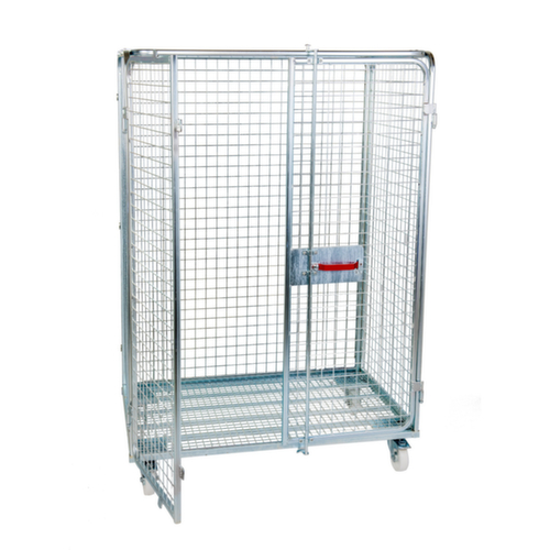 Bac sur roulettes de sécurité, force 500 kg, longueur x largeur 1200 x 800 mm  L