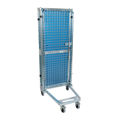 Bac sur roulettes de sécurité emboîtable nestainer®, force 500 kg, longueur x largeur 880 x 725 mm  L