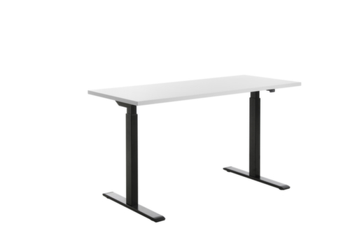 Topstar bureau à hauteur réglable électriquement E-Table Smart avec piètement en T  L