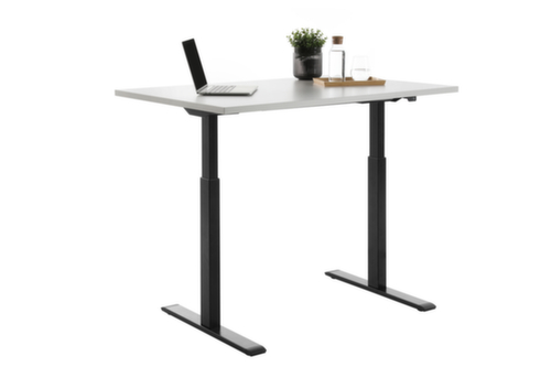 Topstar bureau à hauteur réglable électriquement E-Table Smart avec piètement en T  L