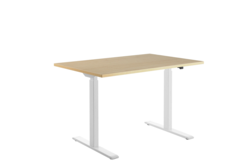 Topstar bureau à hauteur réglable électriquement E-Table Smart avec piètement en T  L