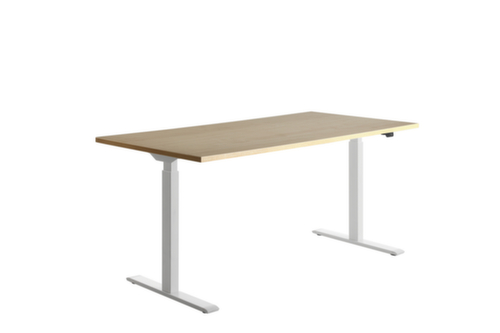 Topstar bureau à hauteur réglable électriquement E-Table Smart avec piètement en T  L