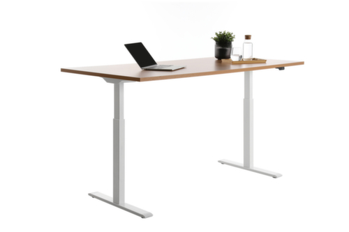 Topstar bureau à hauteur réglable électriquement E-Table Smart avec piètement en T  L