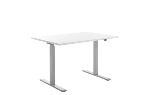 Topstar bureau à hauteur réglable électriquement E-Table Smart avec piètement en T  L