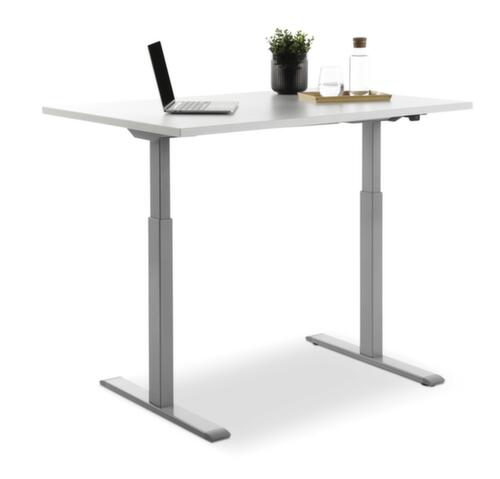 Topstar bureau à hauteur réglable électriquement E-Table Smart avec piètement en T  L