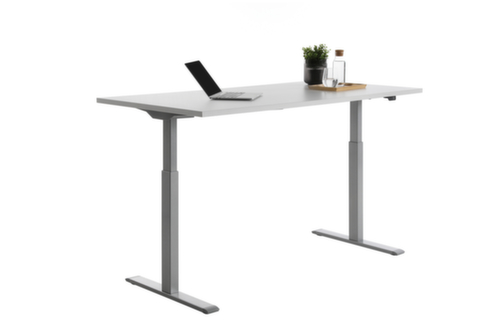 Topstar bureau à hauteur réglable électriquement E-Table Smart avec piètement en T  L