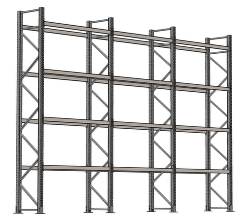 SCHULTE Rayonnage à palettes, largeur 5965 mm, pour 30 palettes  L