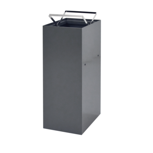 Collecteur de recyclage, 60 l, gris foncé  L