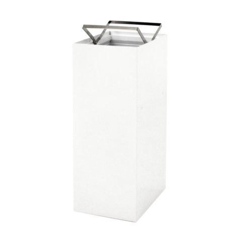 Collecteur de recyclage, 60 l, blanc  L