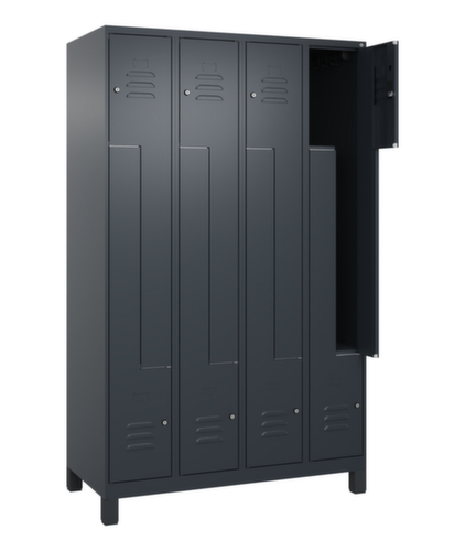 C+P Armoire vestiaire Z Classic Plus, largeur de compartiment 150/300 mm  L