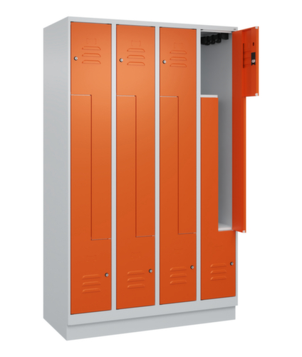 C+P Armoire vestiaire Z Classic Plus, largeur de compartiment 150/300 mm  L