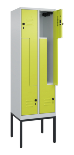 C+P Armoire vestiaire Z Classic Plus, largeur de compartiment 150/300 mm  L