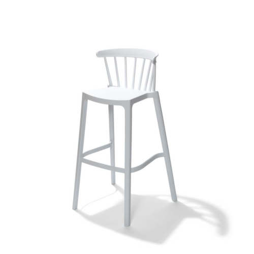 VEBA Tabouret de bar Essentials Windson, assise blanc  L