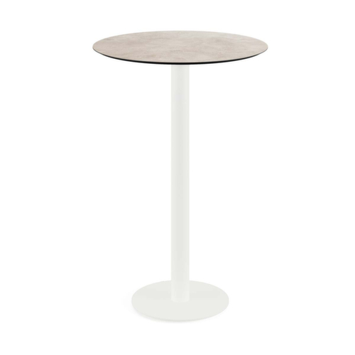 VEBA Table haute Essentials Urban, Ø 700 mm, panneau Moonstone  L