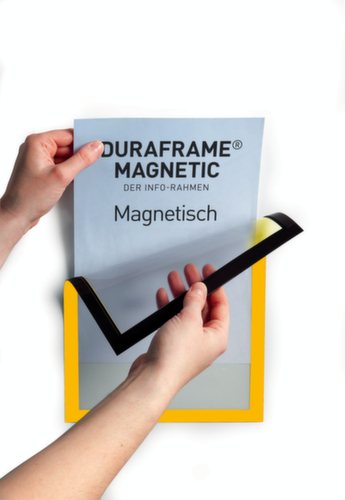 Durable cadre d’affichage DURAFRAME® MAGNETIC magnétique, DIN A4, face arrière magnétique  L