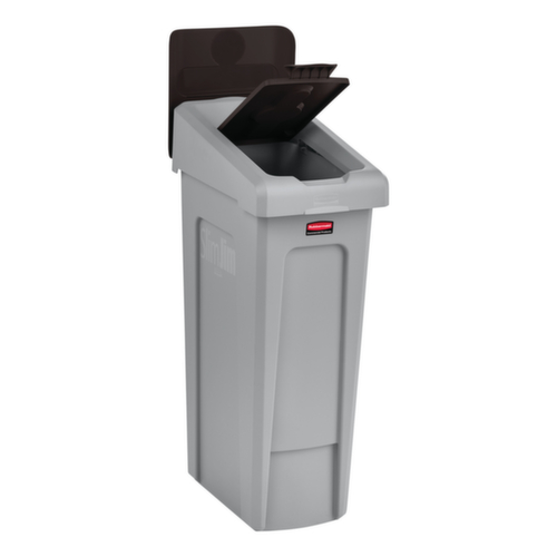 Rubbermaid Couverture Slim Jim® pour station de recyclage, marron  L