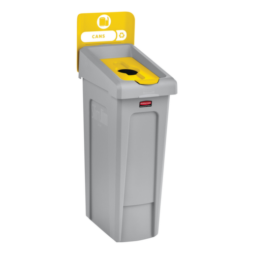 Rubbermaid Couverture Slim Jim® pour station de recyclage, jaune  L