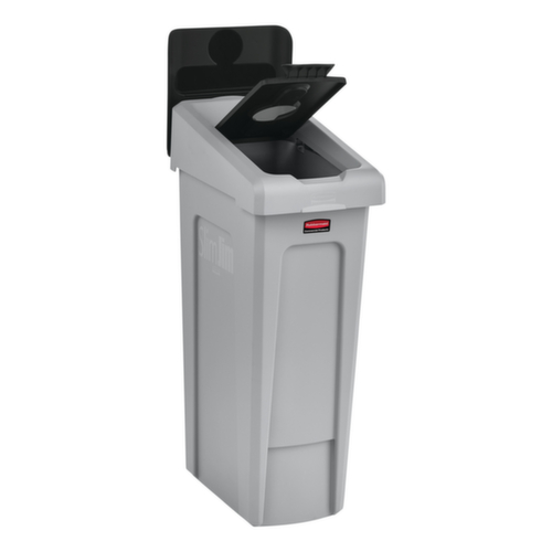 Rubbermaid Couverture Slim Jim® pour station de recyclage, noir  L