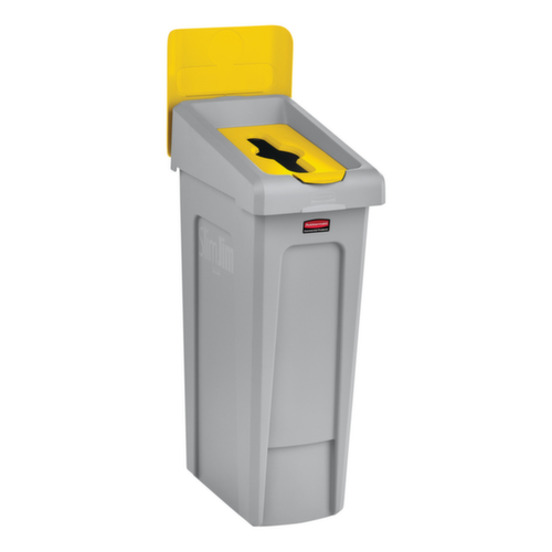 Rubbermaid Couverture Slim Jim® pour station de recyclage, jaune  L