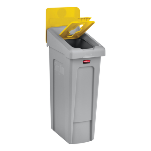 Rubbermaid Couverture Slim Jim® pour station de recyclage, jaune  L