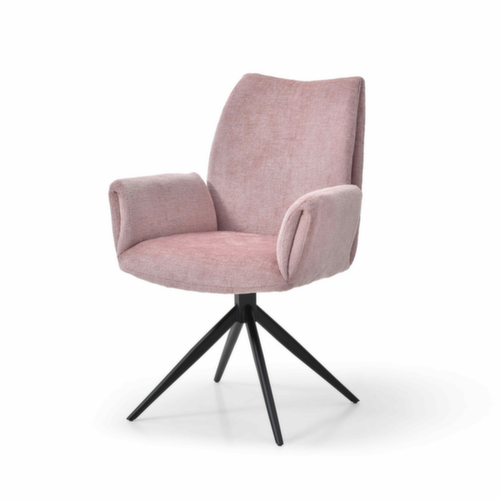 Bisley Siège visiteur Easy Meet FA 720 avec accoudoirs, assise tissu (100 % polyester), rose pastel  L