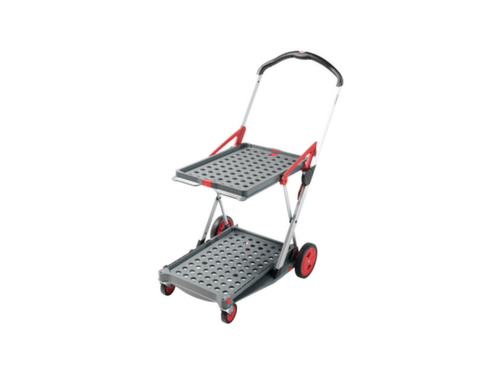 Mobile pliable CLAX, y compris boîte pliante, force 60 kg, 2 plateaux  L