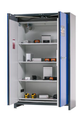 Asecos Armoire de stockage lithium-ion ION-LINE type 90, hauteur x largeur x profondeur 1953 x 1193 x 615 mm  L