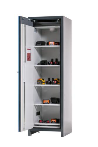 Asecos Armoire de stockage lithium-ion ION-LINE type 90, hauteur x largeur x profondeur 1953 x 599 x 615 mm  L