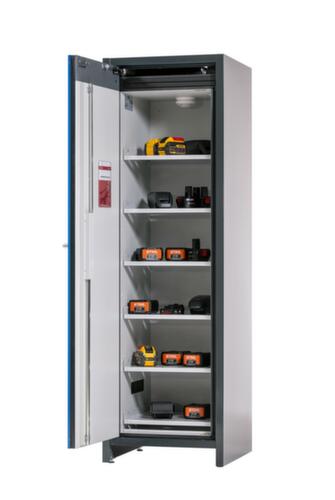 Asecos Armoire de stockage lithium-ion ION-LINE type 90, hauteur x largeur x profondeur 1953 x 599 x 615 mm  L