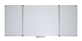 MAUL Tableau blanc MAULstandard avec 2 ailes, hauteur x largeur 1000 x 1200 mm