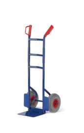 Rollcart Diable d'empilage pliable, force 200 kg, air bandage