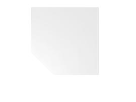 Angle de liaison anguleux avec pied d'appui, largeur x profondeur 1200 x 1200 mm, plaque blanc