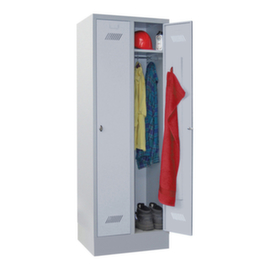 PAVOY Armoire vestiaire Basis avec 2 compartiments, largeur de compartiment 300 mm