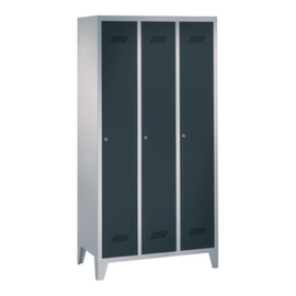 PAVOY Armoire vestiaire Basis avec 3 compartiments, largeur de compartiment 300 mm