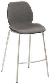 Mayer Sitzmöbel Tabouret de bar mySOLO, assise anthracite chiné