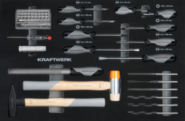 KRAFTWERK® Tournevis/ Outil de frappe Insert 49 pcs.