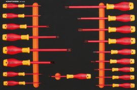 KRAFTWERK® Insert VDE avec tournevis TX/à six pans creux 18 pcs.