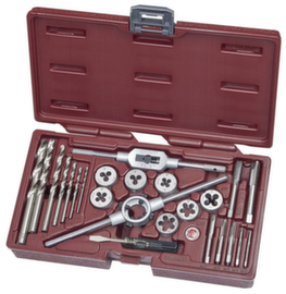 KRAFTWERK® Coffret d'outils de coupe pour forets + filetage direct