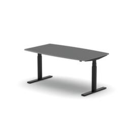 Nowy Styl Table de conférence hauteur réglable électriquement eModel 2.0, largeur x profondeur 1600 x 800 mm, panneau MS Slate