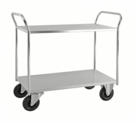 Kongamek Chariot à étagères 940x440 mm, force 400 kg, 2 plateaux