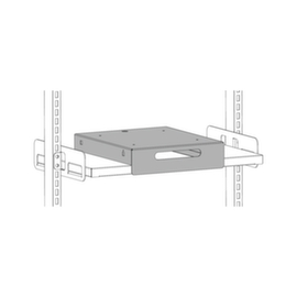 ERGO-line Etagère coulissante, largeur x profondeur 350 x 408 mm