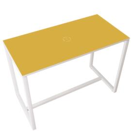 Paperflow Table haute easyDesk, largeur x profondeur 1140 x 750 mm, panneau jaune