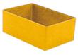 bac de rangement, jaune, longueur x largeur 162 x 108 mm