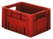 Bac gerbable norme Europe, rouge, capacité 17,5 l