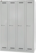 Bisley Armoire vestiaire Light gris clair avec 4 compartiments  S