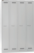 Bisley Armoire vestiaire Light gris clair avec 4 compartiments  S