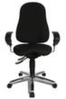 Topstar siège de bureau pivotant Sitness 10 avec mécanisme de contact permanent, noir  S